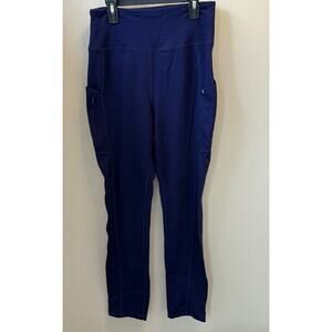 Jaannu Womens navy blue scrub leggings size S